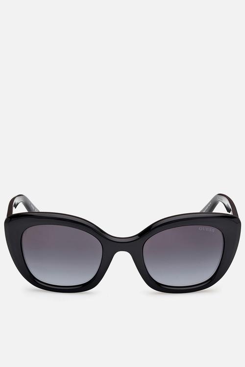 Square Shape Sunglasses 00196-01B-51 - Shiny Black