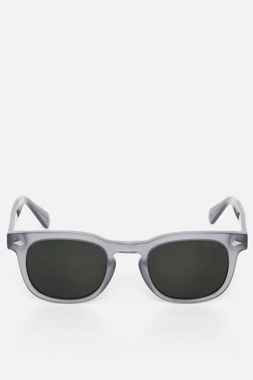 Bexley Polarised Round Sunglasses 49mm - Milky Grey