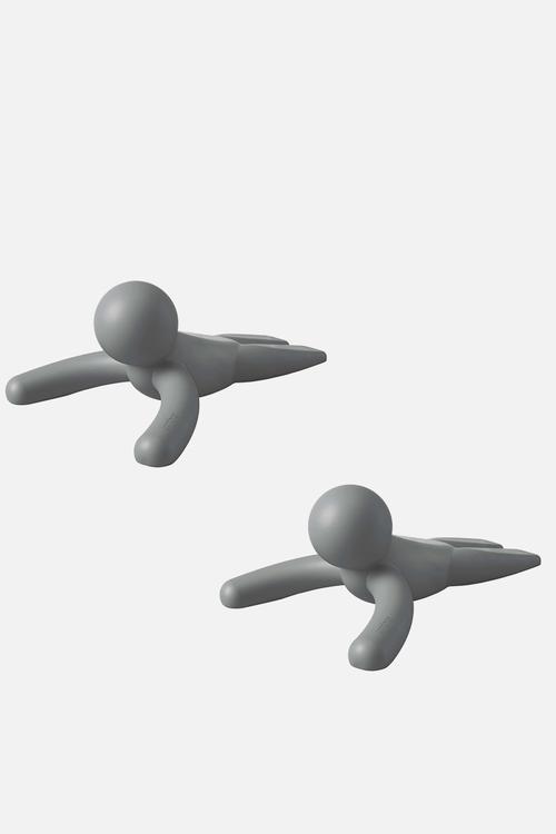 Buddy Doorstop Set Of 2 - Charcoal