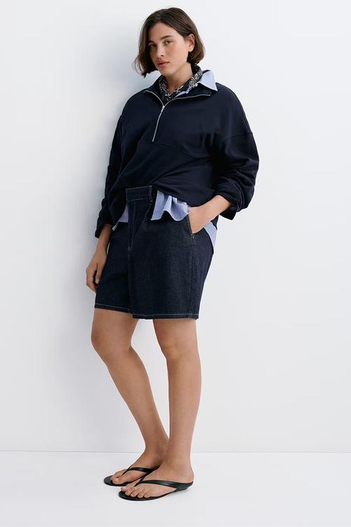 Plus bermudas amelie - open blue