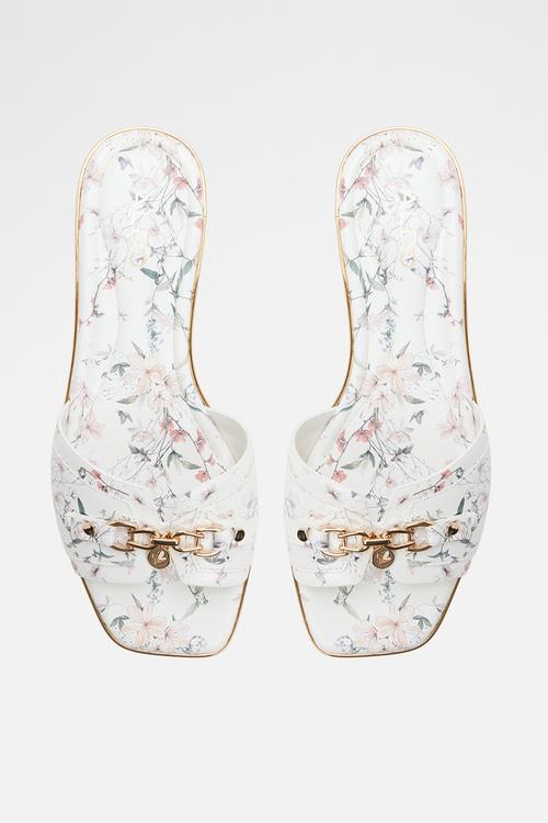 Alamassi slide - white multi