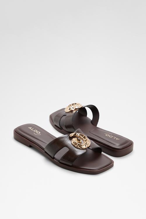 Khali slide - dark brown