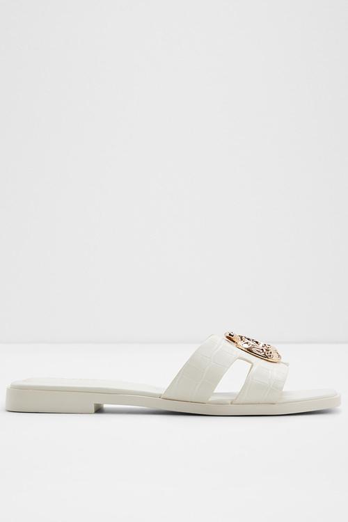 Khali slide - white/bone
