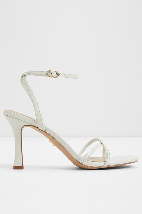 Marbela open toe ankle strap - white/bone