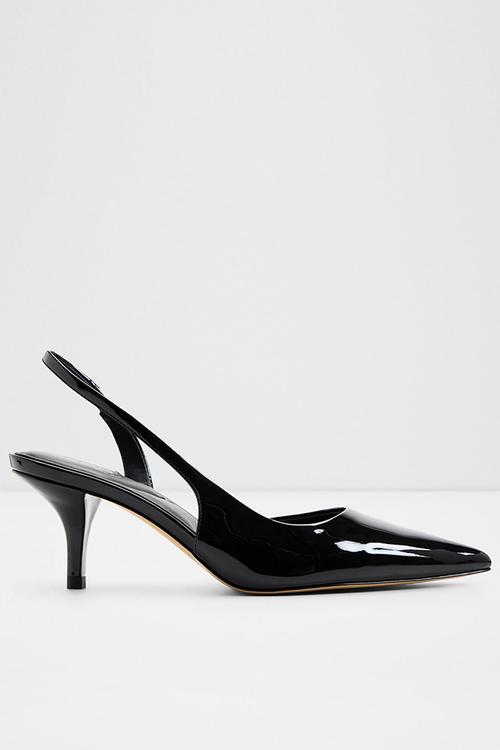 Stessylowsling closed toe slingback - black