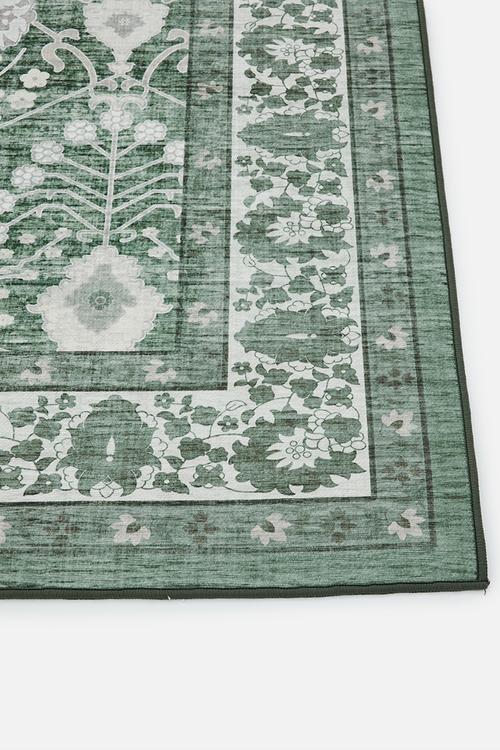NOAH floral ラグ Noa Floral Rug Olive