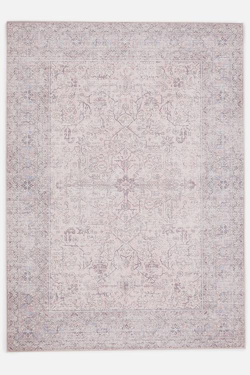 Arin Distressed Antique Rug Pink