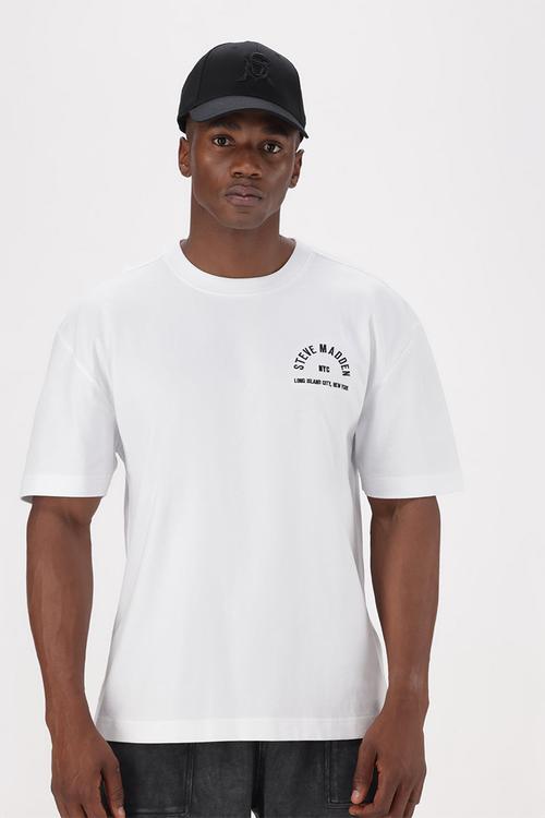 Mens Rayne Crew Neck T-shirt - White