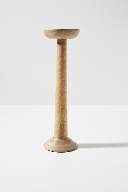 Contempo wood candle holder - Natural