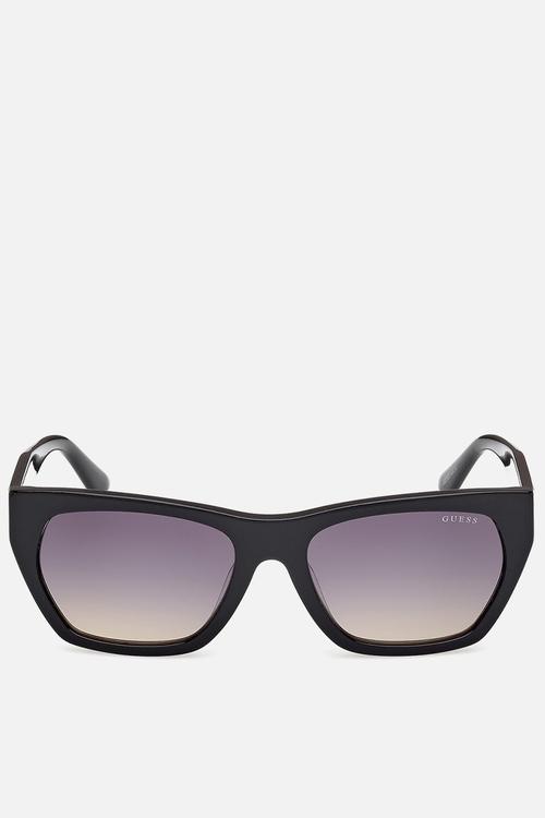 Geometric Shape Sunglasses 56mm - Shiny Black