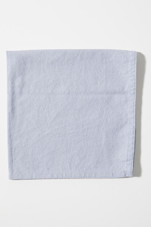 4-pack linen-blend napkins - blue