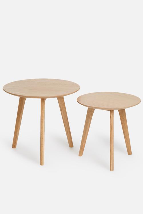 Oak nesting tables