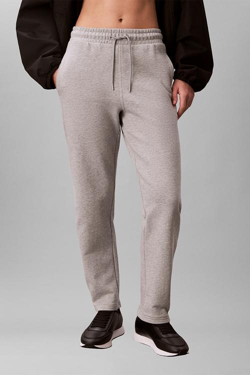 Monogram french terry barrel pant - heroic grey heather