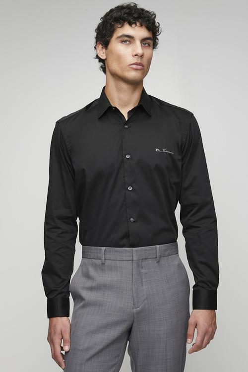 Slim Ben Shirt - Black