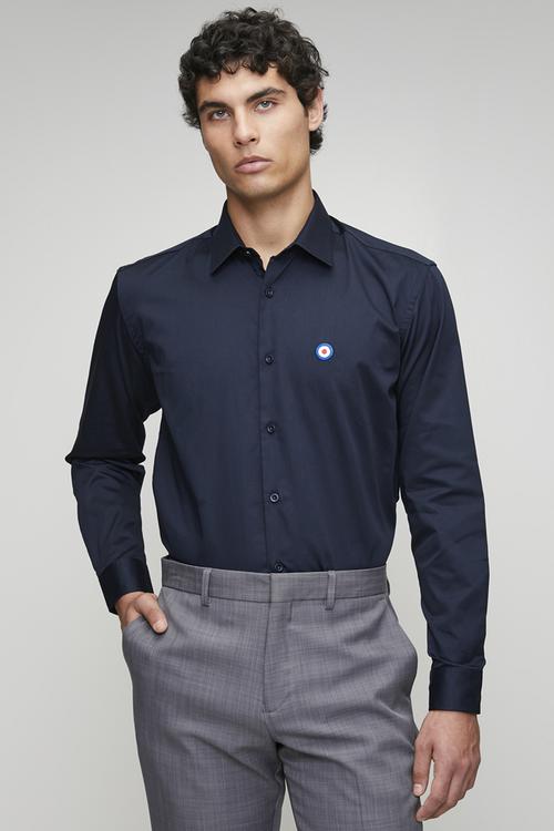 Ben Tar Shirt Long Sleeve - Navy