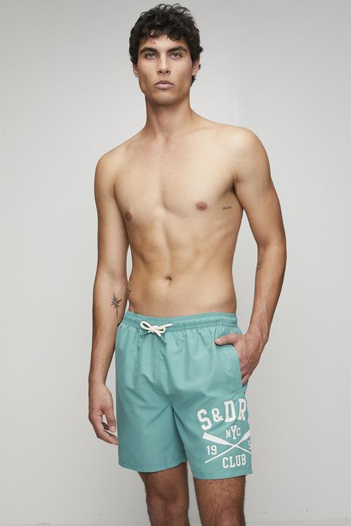 Printed Logo 16 Swim Short-Ab6