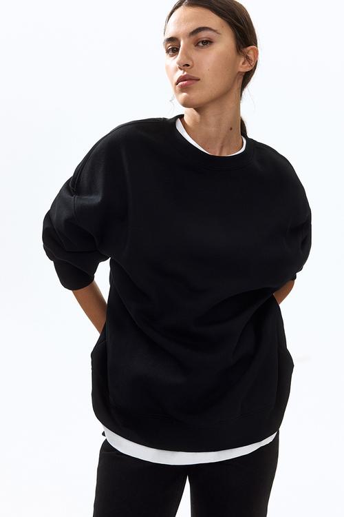 Oversized sweatshirt - black