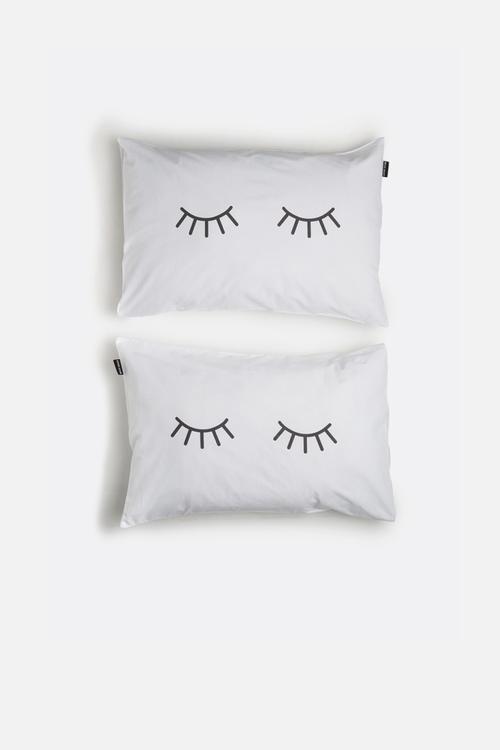 Sleepy eyes pillowcase set of 2