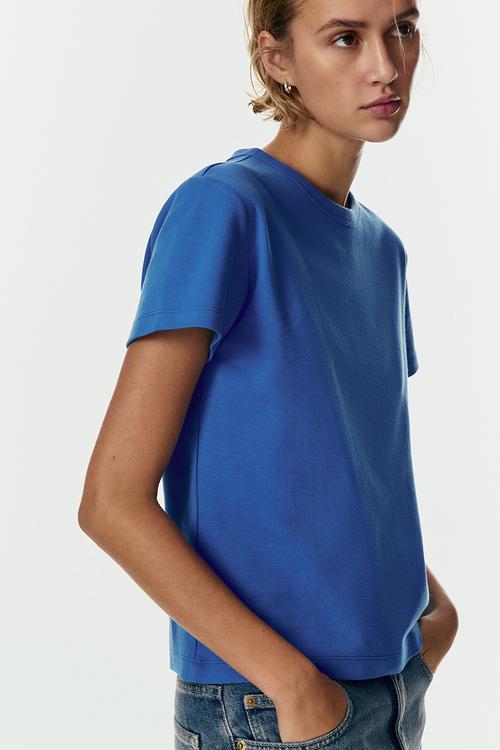 Cotton t-shirt - blue