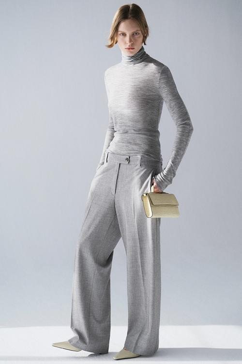Tailored trousers - grey marl