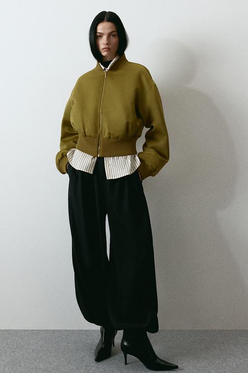 Bomber jacket - golden olive