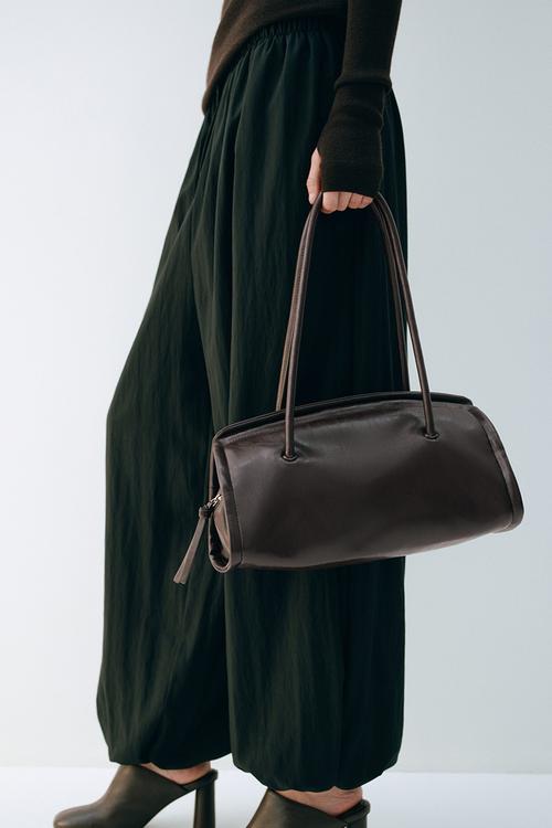 Shoulder bag - dark brown