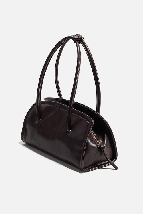 Shoulder bag - dark brown