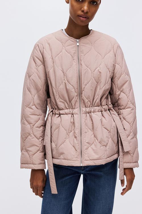 Thermolite® quilted jacket - light dusty pink