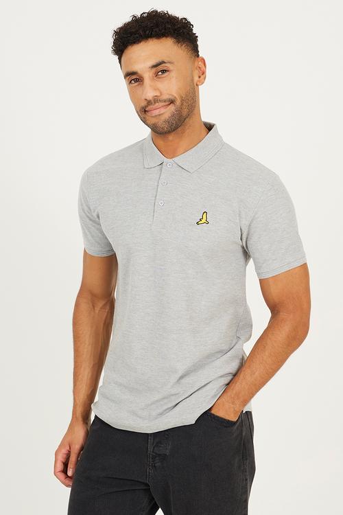 MENS POLO SHIRT  IMAI - LT GREY MARL