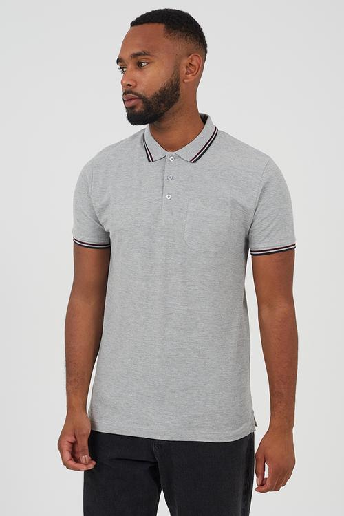 MPS-149COSMOB - LT GREY MARL/ NAVY/ BURGUNDY