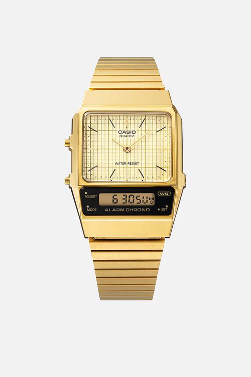 Retro Digi Gold Tone Plated - Gold