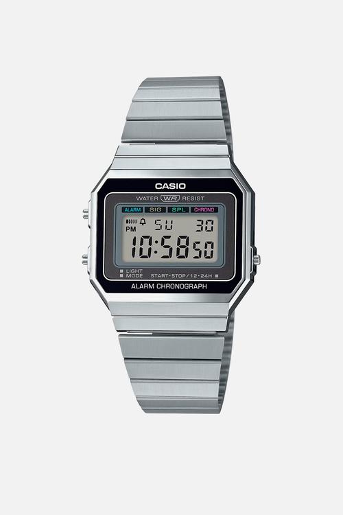 Retro Steel Super Silm Case - Silver