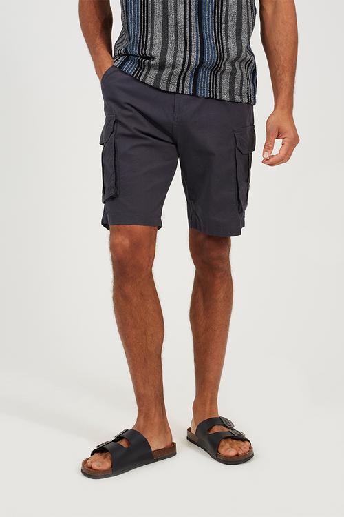 MENS COTTON CANVAS SHORT ISLANDNVY - NAVY