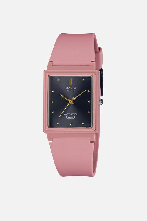 Analog Pink Rect Slim Black - Pink