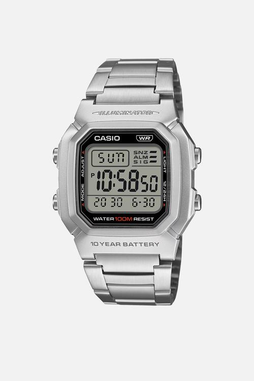 Digital Silver Case Silver Dial - Silver
