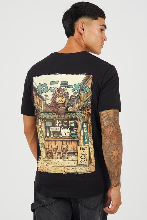 Neko T-shirt - Jet Black