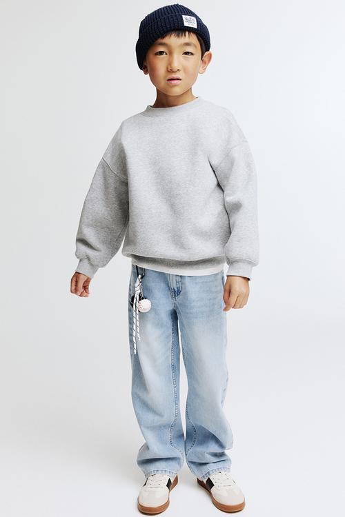 Loose fit jeans - light denim blue