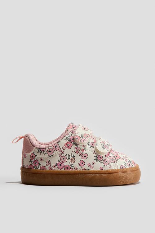 Trainers - cream/floral