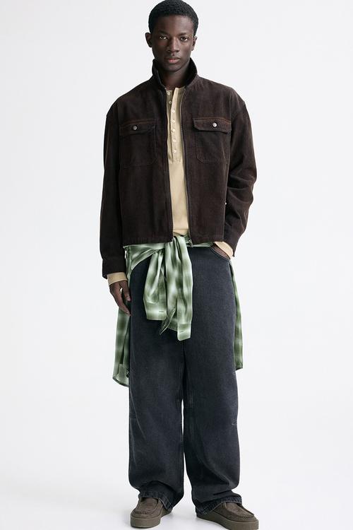 Corduroy overshirt - dark brown