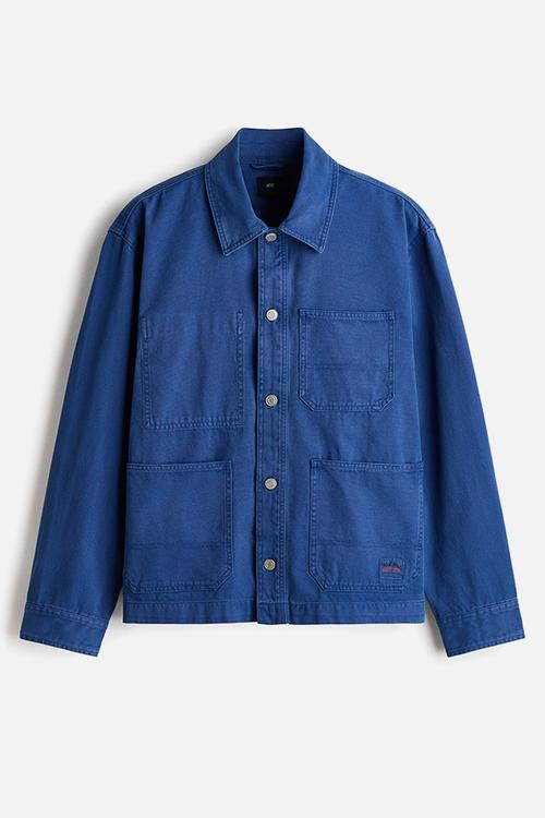 Canvas overshirt - blue