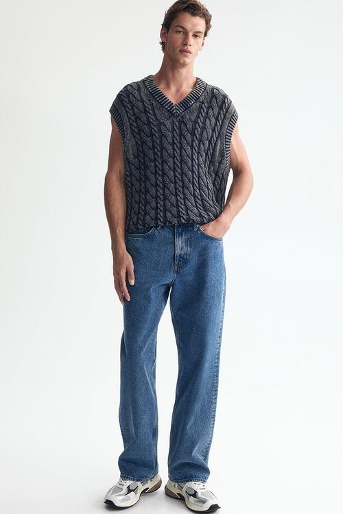 Relaxed jeans - denim blue