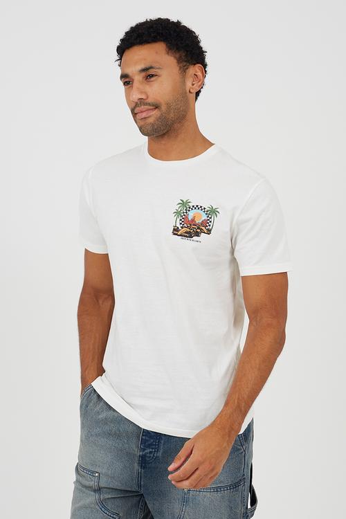 Crew Neck Tshirt  - Off White