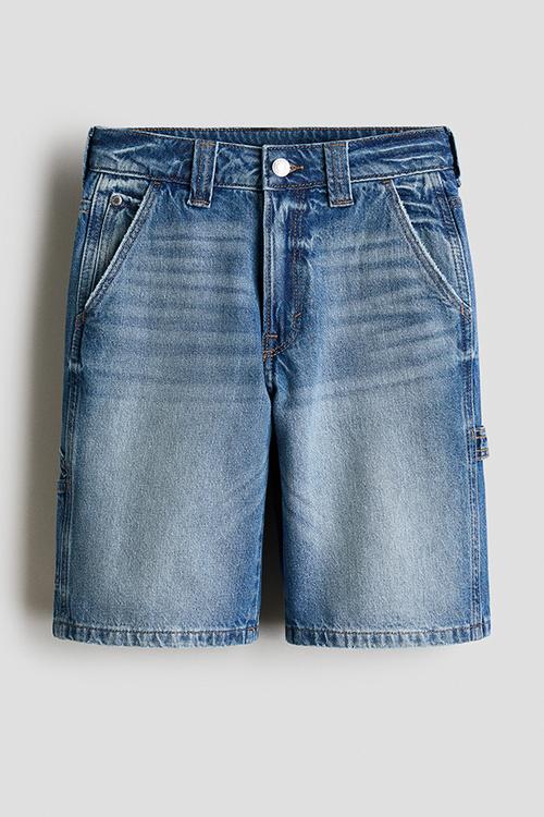 Carpenter denim shorts - denim blue