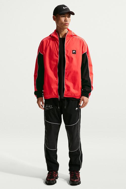 Air Fz Hybrid Utl Jkt Hd - Lt Crimson/Black/White
