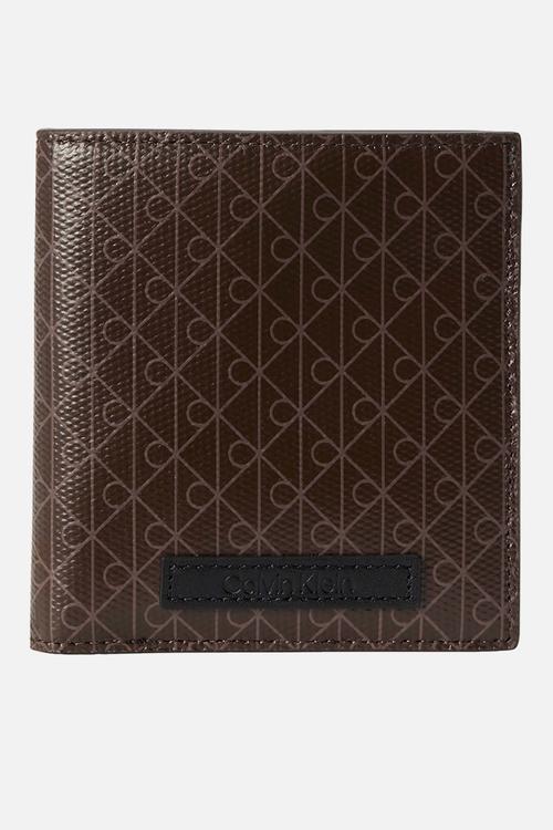 Emblem Aop Coated Ns Slim Bifllold - Brown