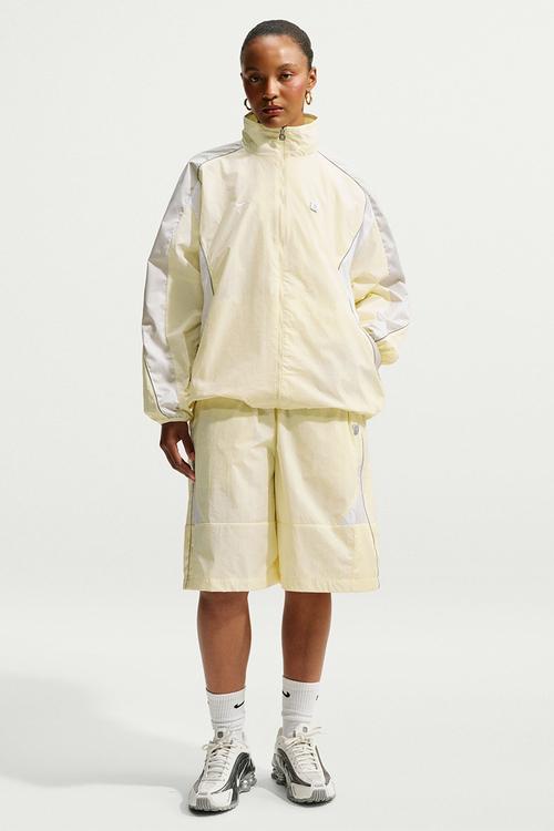 W Shox Wvn Jkt - Alabaster/Light Bone/White