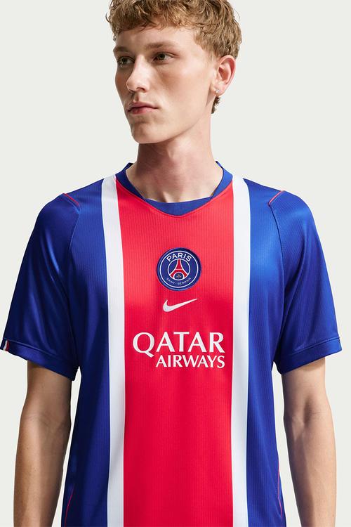 Psg  dri-fit Jersey Ss Stad Home - Old Royal/White/University Red/White