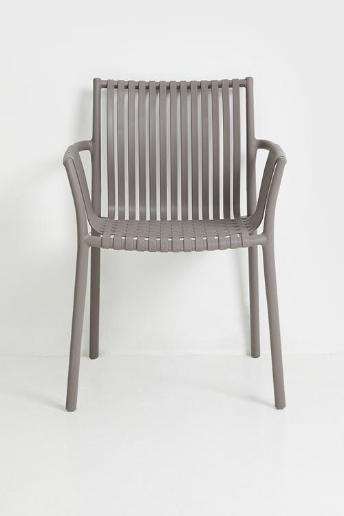 Malta Outdoor Dining Chair - Taupe