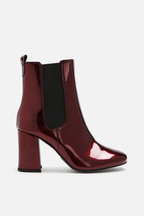 Antonia patent leather chelsea boot