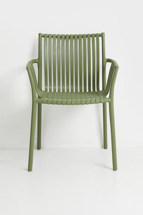 Malta Outdoor Dining Chair - Green